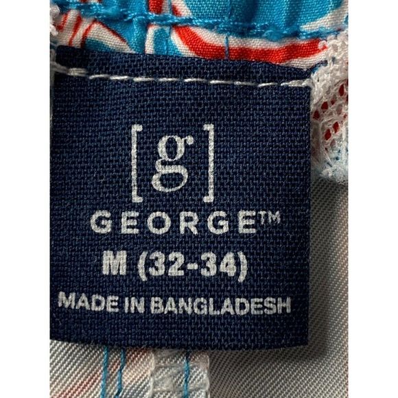Lot of 3 Original Use George Mens Beach Lounge Shorts M 5019 Elastic Drawstring - Picture 7 of 14